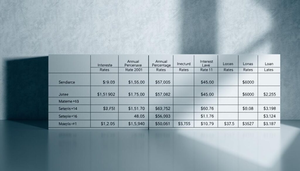 interest rates comparison